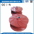 Horizontal slurry pump high chrome impeller